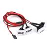 Replacement Part For 4pcs RC Car Multi Function Square LED Light Lamp With Lampshade For RC Car 1/10 SCX10 D90 Model Crawler Car - (Color: 2 Pcs) view 3