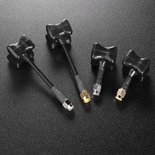 Replacement Part For FPV RC Quadcopter 5.8G Antenna RP SMA Clover 3 Blade Transmitter Mushroom Antenna For Team Black Sheep - (Color: Short Hole 1pcs)