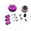 Replacement Part For Clutch Bell 14T Gear Flywheel Shoes Set With Bearings For 1/8 Engine RC Car - (Color: Silver) view 2
