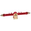 RC Car Rear Axle Assembly, Complete Aluminum 96mm, 1/24 Scale RC Parts, for Hobbyists Beginners Off-Road Racing Trail Adventures(Red) view 2