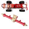 RC Car Rear Axle Assembly, Complete Aluminum 96mm, 1/24 Scale RC Parts, for Hobbyists Beginners Off-Road Racing Trail Adventures(Red) view 3