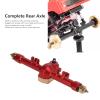 RC Car Rear Axle Assembly, Complete Aluminum 96mm, 1/24 Scale RC Parts, for Hobbyists Beginners Off-Road Racing Trail Adventures(Red) view 4