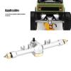 Dilwe RC Car Rear Axle Assembly, 96mm, Aluminum, Complete Rear Axle Assembly for SCX24 AXI90081 AXI00001 AXI00002 1/24 RC car Parts, RC Crawler Car Upgrades RC Accessories(White) view 3