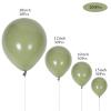 100pcs Sage Green Balloons 18 inch +12 inch +10 inch +5 inch Party Eucalyptus Olive Green Birthday Balloon Baby Shower Wedding Balloons view 3