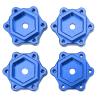 VGEBY RC Aluminum Wheel Hex Adapter, 5mm Widen Wheel Hex Adapter Converter for LMT 4WD Solid Axle 1/8 Truck(Blue) Car Model Accessory Model Car Accessories LMT Hex view 3