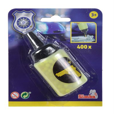Simba 108022558-400 Balls for Bullet Gun, Ammunition, Refill Box, with Filling Judge, Toy Weapon Accessories, from 3 Years