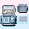 LoDrid Carrying Case Compatible with Tonie Box 2/1, Portable Bag with Shoulder Strap for Audio Player Starter Set, Headphones Charging Station Storage, Navy Blue (Bag Only),(Patent Design) view 2