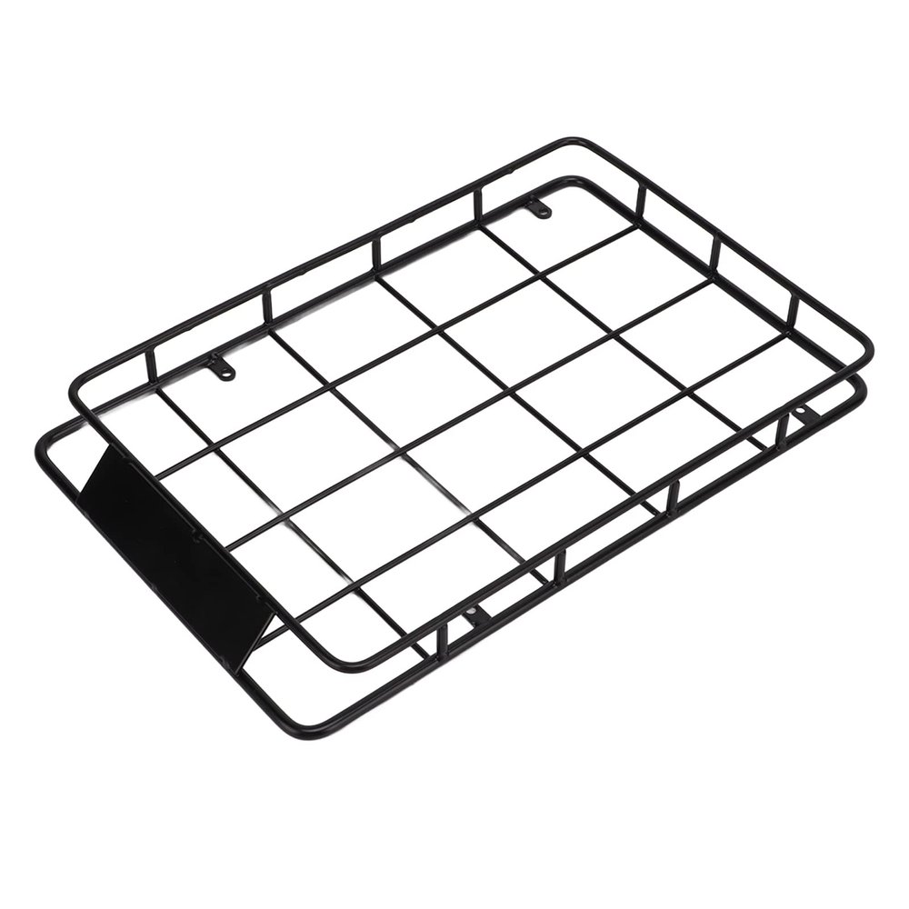 RC Car Roof Luggage Rack, Iron Luggage Carrier, SCX10 1/10 RC Crawler Model Tray for RC Car Enthusiasts, Model Car Accessories, Outdoor, Off-Road, Racing