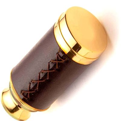 Vimal Nautical Brass Spyglass Telescope Brass Pirate Brass Telescope6 Inch Approx, Spyglass Collapsible Monocular