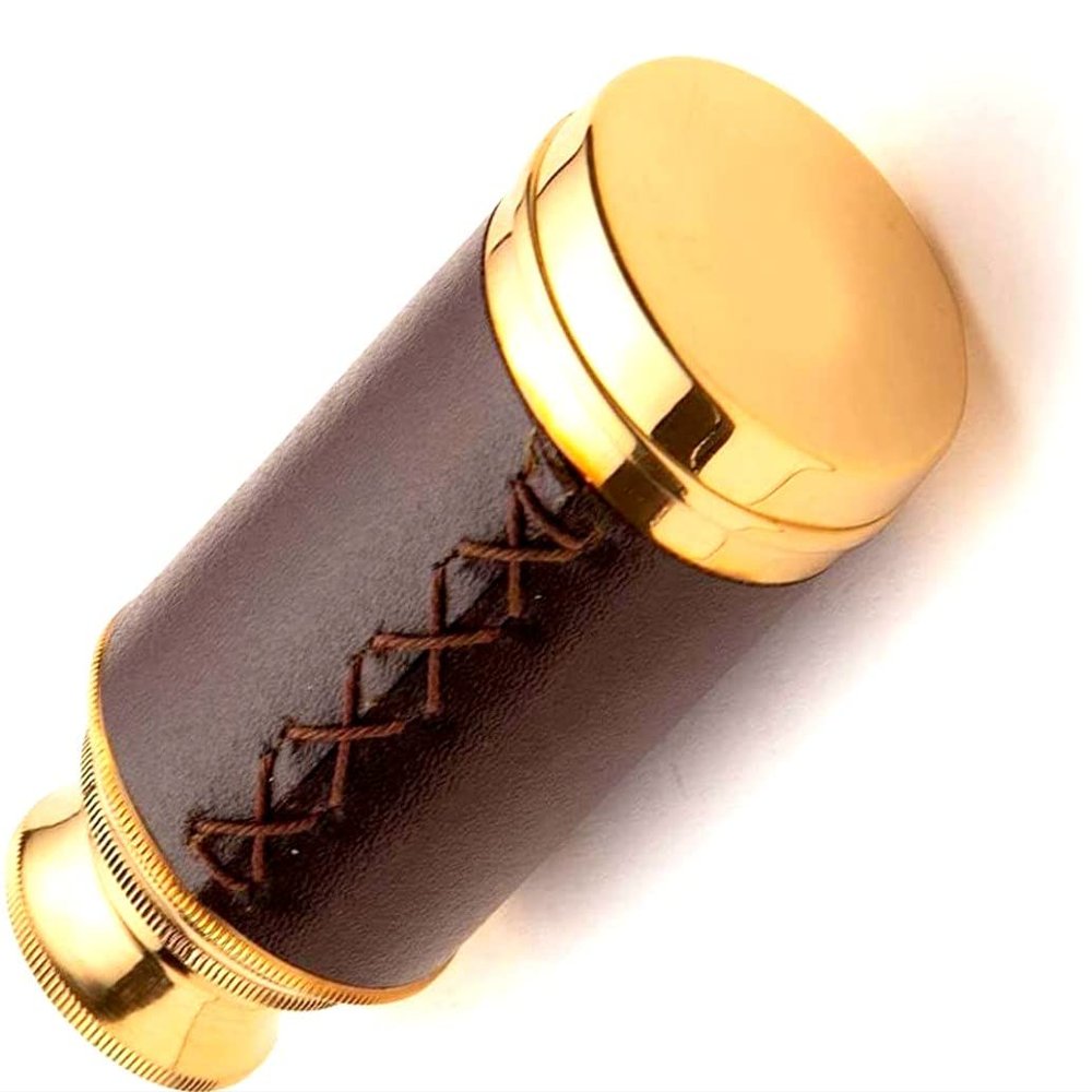 Vimal Nautical Brass Spyglass Telescope Brass Pirate Brass Telescope6 Inch Approx, Spyglass Collapsible Monocular