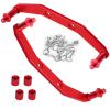 ARRCat for 1/10 Slash 4X4 VXL/Stampede 4X4 VXL,Aluminum Body Mount Post Set,Front & Rear Body Post Extensions,RC Upgrades Parts Hops Up for Slash/Stampede 4X4 VXL,Replace #6815R,Red view 1