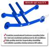 ARRCat for 1/10 Senton 44 3S/Senton 44 550 Aluminum Front & Rear Body Mounts Set, RC Upgrades Part Hops Up for 1/10 Senton 4X4 3S,Senton 4X4 550, Replaces AR320407,Blue view 4