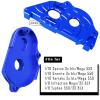 ARRCat Upgrades for 1/10 Senton/Granite/Vorteks 3s Blx&Mega 550, 1/8 Typhon 3s /Infraction 3s Blx Mega,Aluminum Motor Mount Gear Cover Hops Up Upgrades Part,Replace ARA311029,Blue view 2