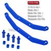 ARRCat for 1/10 Slash 4X4 VXL/Stampede 4X4 VXL,Aluminum Body Mount Post Set,Front & Rear Body Post Extensions,RC Upgrades Parts Hops Up for Slash/Stampede 4X4 VXL,Replace #6815R,Navy Blue view 2