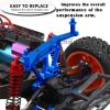 ARRCat for 1/10 Slash 4X4 VXL/Stampede 4X4 VXL,Aluminum Body Mount Post Set,Front & Rear Body Post Extensions,RC Upgrades Parts Hops Up for Slash/Stampede 4X4 VXL,Replace #6815R,Navy Blue view 4