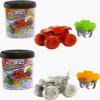 Hot Wheels Monster Trucks Color Reveal 2-Pack & Clip-On Water Tank, 2 Toy Trucks with Surprise Color Change (Styles May Vary) view 1