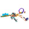 Disney and Pixar Cars On The Road Dinoco Rusteze Racing Center Playset with Lightning McQueen Toy Car, Launcher, Short Track and Spinning Pitty, Toy Gift for Kids, HGV69 view 4