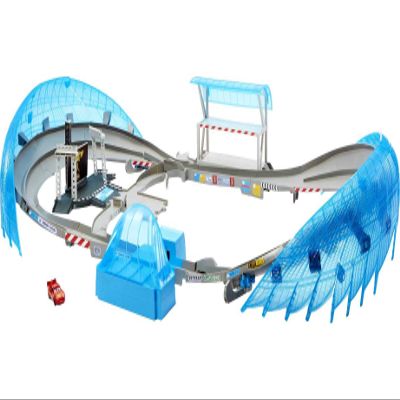 Mattel Disney Pixar Cars Ultimate Florida Speedway Track Set with Lightning McQueen Car and Motorized Booster, 5 Feet Long, Toy Gift for Kids