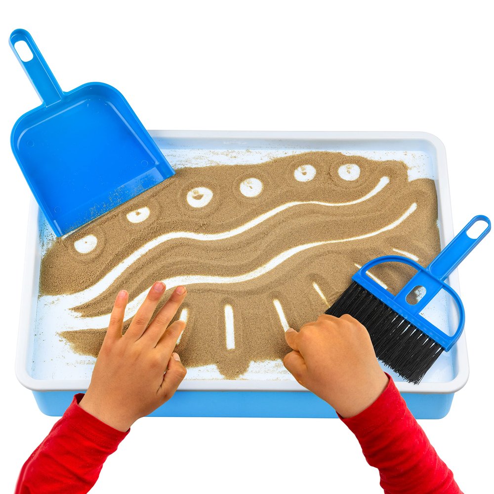Playlearn Portable Light Table/Sand Table  Interactive Sensory Table for Kids  16 Inch