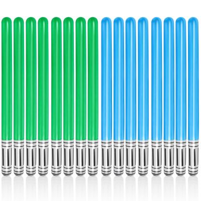16 PCS Inflatable Lightsaber - LIYDE Inflatable Light Saber Sword Toys Party Bags Stocking Stuffers Favors Inflatable Swords for Cosplay Themed Party