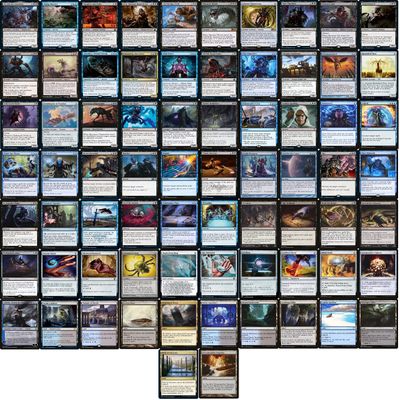 MTG Decks & More Compatible with Magic The Gathering: Elite Toxrill Horror Commander Deck - Dimir - Blue Black - EDH - 100 Card - Custom - Very Strong!