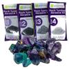 Wirejewelry Rainbow Fluorite Rock Tumbler Refill Kit - 1.5 Lbs. of Rainbow Fluorite Stone Mix and 1 Batch of 4 Step Abrasive Grit and Polish view 1