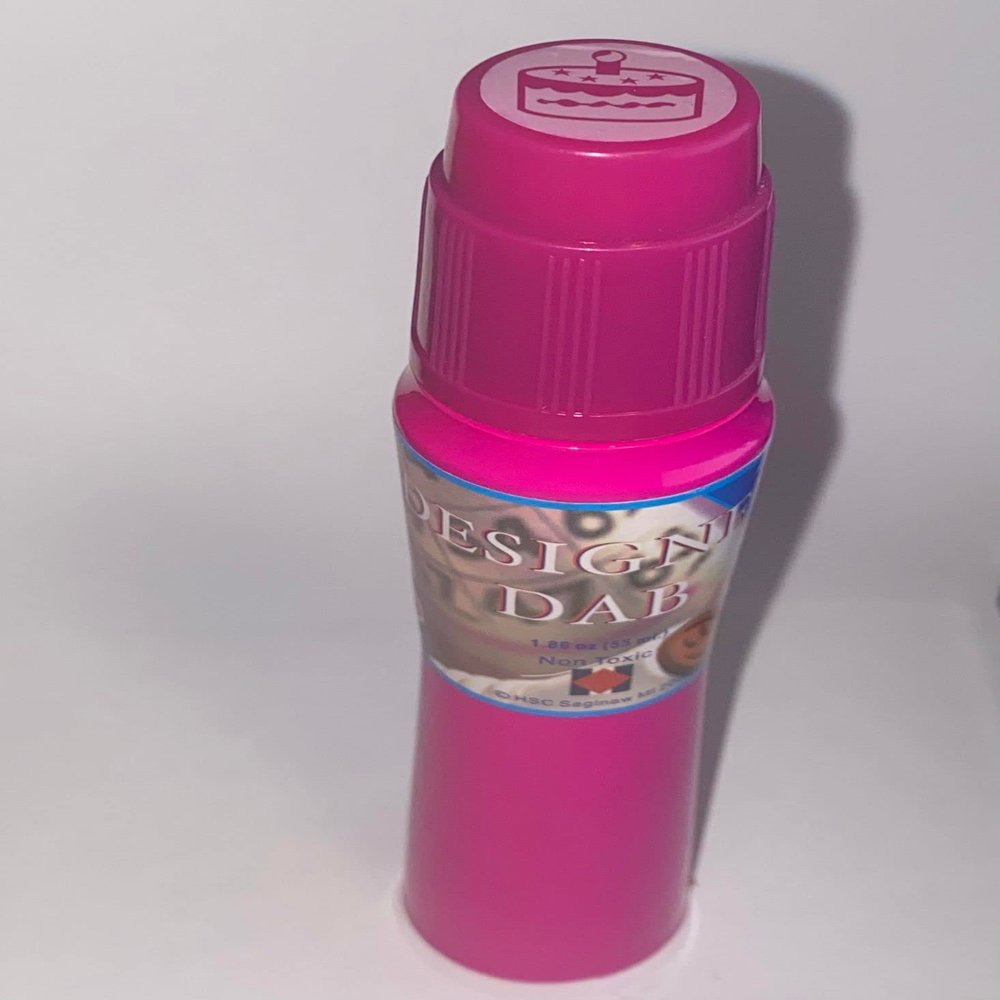 Generic Purple Birthday Cake Bingo Marker Dauber Stamper