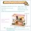 Roroom DIY Miniature and Furniture Dollhouse Kit,Mini 3D Wooden Doll House Craft Model with Dust Proof Cover and LED,Creative Room Idea for Valentine's Day Birthday Gift(Sunshine Tea Station) view 3