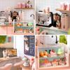Roroom DIY Miniature and Furniture Dollhouse Kit,Mini 3D Wooden Doll House Craft Model with Dust Proof Cover and LED,Creative Room Idea for Valentine's Day Birthday Gift(Sunshine Tea Station) view 4