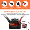 RC Motor & ESC Combo Set,1:10 F540 4370KV Brushless Motor and 60A ESC with Electric Speed Controller Program Card for 1/10 RC Off Road Car Trucks view 2