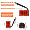 RC Motor & ESC Combo Set,1:10 F540 4370KV Brushless Motor and 60A ESC with Electric Speed Controller Program Card for 1/10 RC Off Road Car Trucks view 3