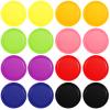 Skylety 16 Pieces Home Hockey Pucks 2.5 Inch Red Replacement Round Hockey Pucks Multicolors for Game Tables Equipment Accessories view 1