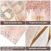 65th Birthday Door Banner Decorations for Women, Pink Rose Gold 65 Birthday Backdrop Sign & Happy Birthday Porch Party Supplies, Large 65 Year Old Birthday Decor view 4