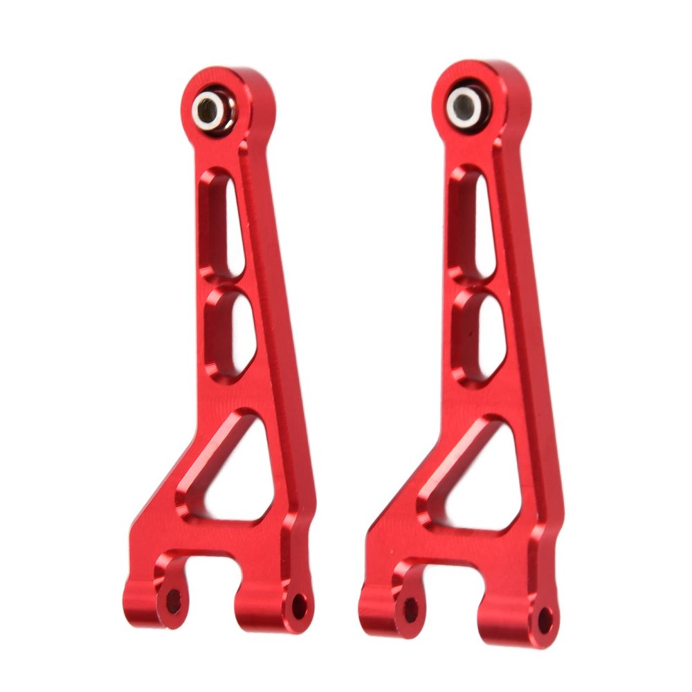 RC Car Suspension Arm, 2 Pcs Aluminium Alloy Front Upper Suspension Arm for 1/16 Remote Control Car