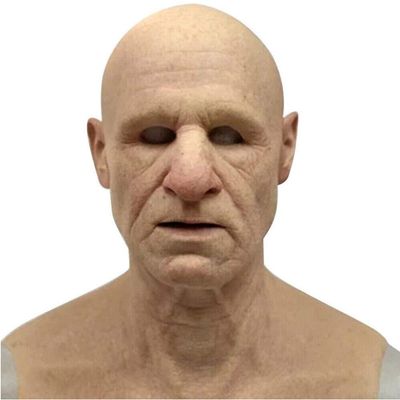Taiping Lake Halloween Face Cover - Realistic Horror Latex Headwear - Suitable for Party Performance Role