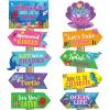 20 Pieces Under The Sea Party Decorations Ocean Sea Animal Party Signs Ocean Themed Birthday Party Decor Baby Shower Beach Party Supplies for Boys Girls Kids view 1
