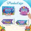 20 Pieces Under The Sea Party Decorations Ocean Sea Animal Party Signs Ocean Themed Birthday Party Decor Baby Shower Beach Party Supplies for Boys Girls Kids view 2