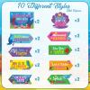 20 Pieces Under The Sea Party Decorations Ocean Sea Animal Party Signs Ocean Themed Birthday Party Decor Baby Shower Beach Party Supplies for Boys Girls Kids view 4