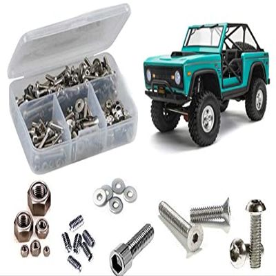AXI039 - Compatible Replacement Stainless Steel Screw Kit For Axial SCX10 III Ford Bronco (AXI03014T1/T2)