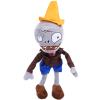 12" 1 PCS PVZ Plant and Zombies Plush Brown Coat Toys Stuffed Soft Doll Roadblock Conehead Zombie New view 1