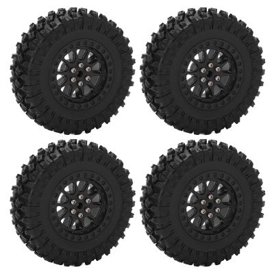 FastUU RC Car Tires Wheel, Wear Resistance Antislip RC Car Rubber Tires Excellent for WPL B14 B24 C14 C24 for MN D90 D91 D96 D99(R789BL Black)