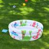 Children Dinosaur Mini Pool, 60cm/23.6in Little Pump Pool, Waterproof for Babies Kids Home, Balcony, Beach, Lakeside Training Dog,Cat Pet House view 1