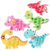 DYNWAVE Wooden Lacing Cards Preschool Activities Educational Toys for Kids Ages 4-8 view 3