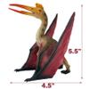 Gemini&Genius Pterosaur Toy for Kids, Large Size 5.5" Quetzalcoatlus Dinosaur Toy, Pterodactyl Toy, Large Flying Dinosaur Toy, Realistic Pteranodon Toy for Kids Display and Play view 2