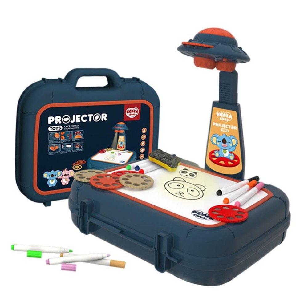 Fancyes LED Projector Art Drafting Table Toy Learning Educational for Boys
