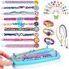 Friendship Bracelet Making Kit for Teen Girls - Arts and Crafts Ideas for Kids Age 6 7 8 9 10-12, DIY Handmade Toys for Birthday Christmas Gifts, Great for Road Trip with Featuring Instructions view 1