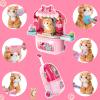 MAGIC4U Pet Cat Care Carrier Suitcase Toy, 29PCS Vet Clinic and Doctor Kit for Kids, Pet Kitty Grooming Feeding Toys, Veterinarian Pretend Play Set, Gifts for Boys and Girls Ages 3-12 view 4
