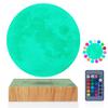 VGAzer 16 Colors Levitating Moon Lamp,Magnetic Levitation Moon Light Floating 3D Printing with Remote for Birthday Gifts view 1
