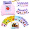 QuTZ ABC Learning Flash Cards for Toddlers 2-4, Autism Toys, Speech Therapy Educational Talking Sight Words Kindergarten Boys and Girls, 248 Pink view 1