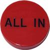 Cyber-Deals Texas Hold'em Poker 2'' All in Button(s), Double Sided Red wth Black Lettering (1pc) view 1